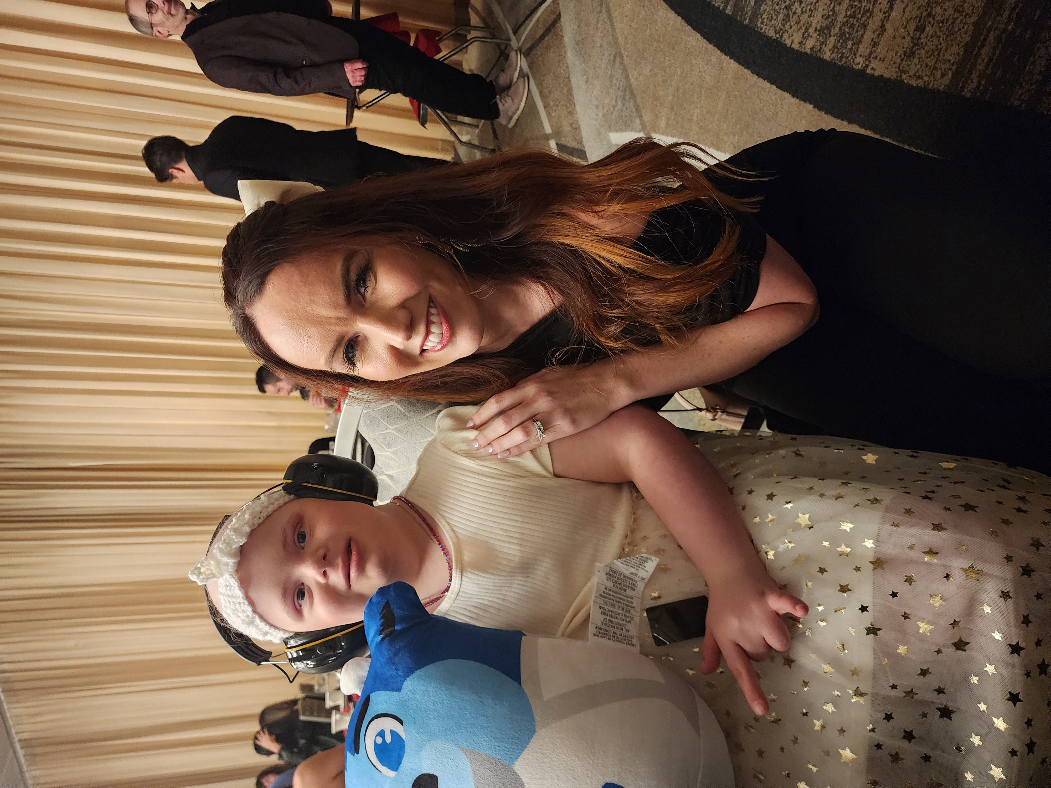 Abbie with Kate Glazer from Hope Rises at the gala